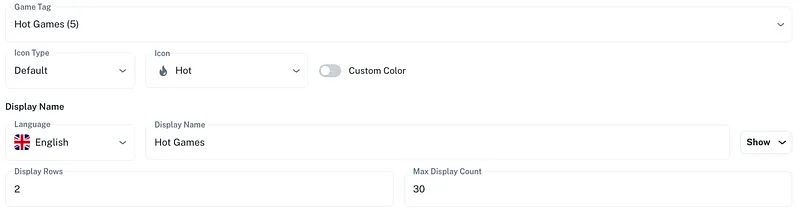 Backend — Hot Games