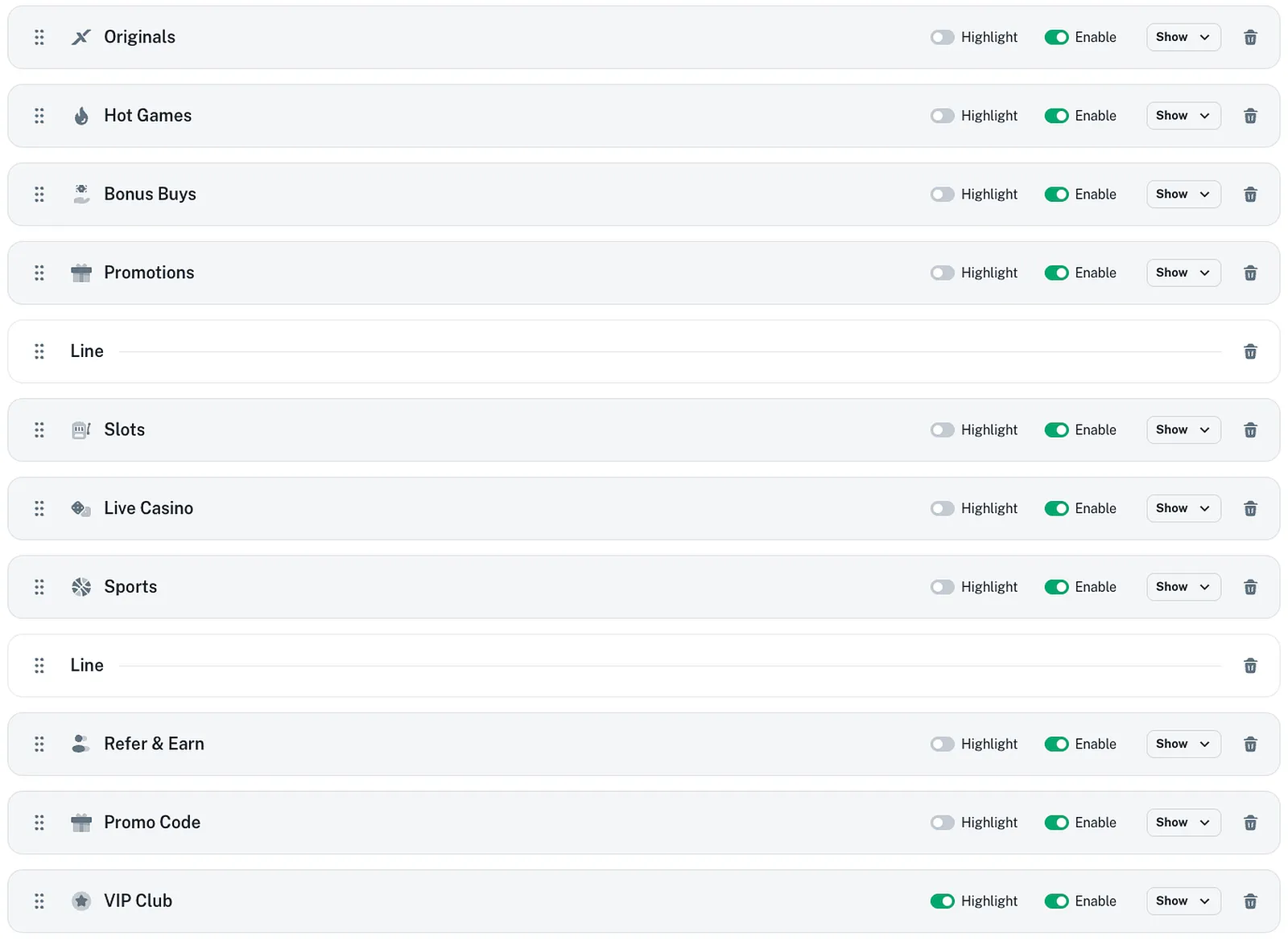 CMS Sidebar Configuration 1