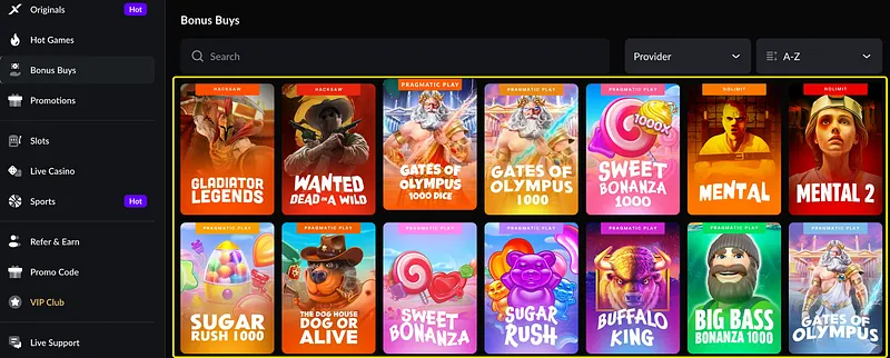 Frontend — Bonus Buys